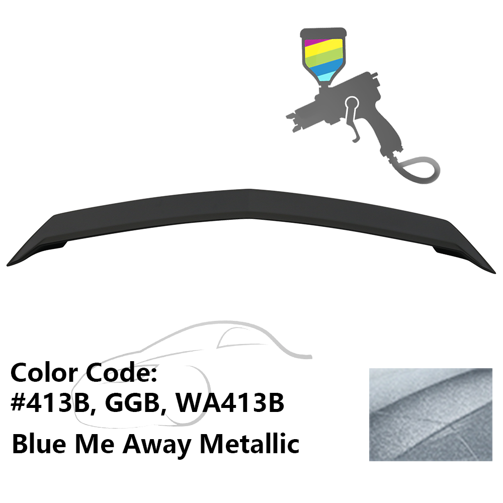 2016-2019 Cadillac ATS Sedan V Style Trunk Spoiler Wing ABS