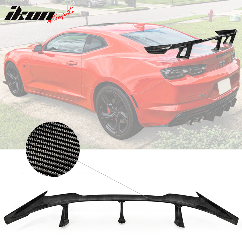 2016-2023 Chevy Camaro ZL1 1LE Style Carbon Fiber Trunk Spoiler Wing