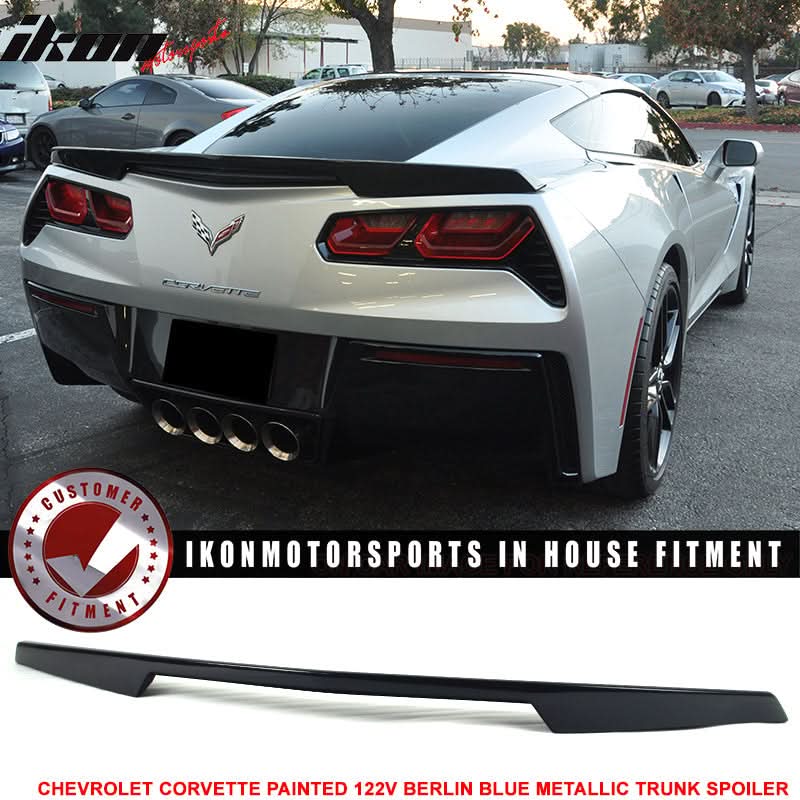 2014-2019 Chevrolet Corvette C7 Painted ABS Rear Trunk Spoiler Wing