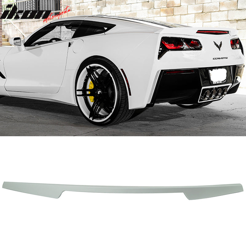2014-2019 Chevrolet Corvette C7 Painted ABS Rear Trunk Spoiler Wing