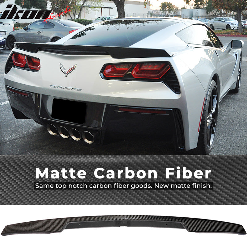 2014-2019 Chevy Corvette C7 Z51 Style Carbon Fiber Trunk Spoiler