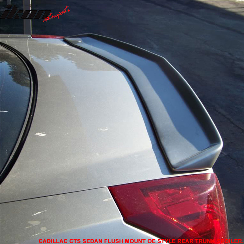2003-2007 Cadillac CTS Sedan Painted Color ABS Rear Trunk Spoiler Wing
