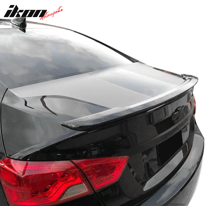 2014-2021 Chevy Impala OE Painted #WA8555 Black Rear Spoiler Wing ABS