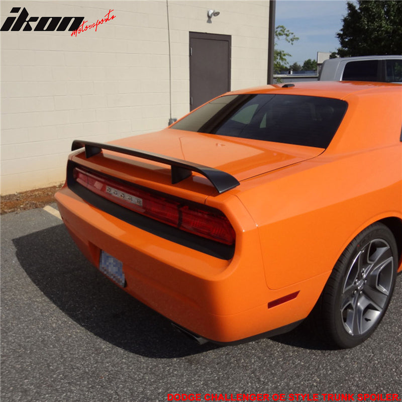 2008-2023 Dodge Challenger Painted Color ABS Rear Trunk Spoiler Wing
