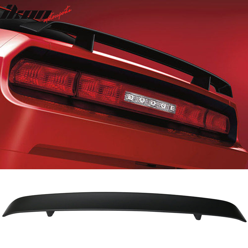 2008-2023 Dodge Challenger Painted Color ABS Rear Trunk Spoiler Wing