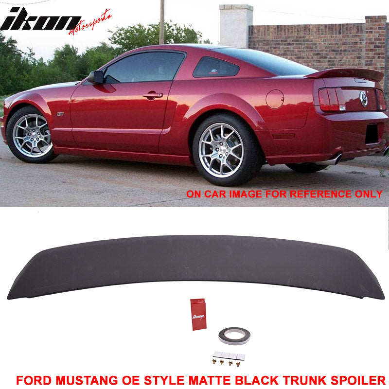2005-2009 Ford Mustang Rear Trunk Spoiler Ducktail Wing Lip ABS