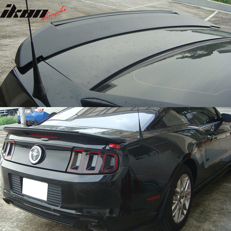 2010-2014 Ford Mustang GT V6 GT500 Style Trunk Spoiler Wing Lip ABS