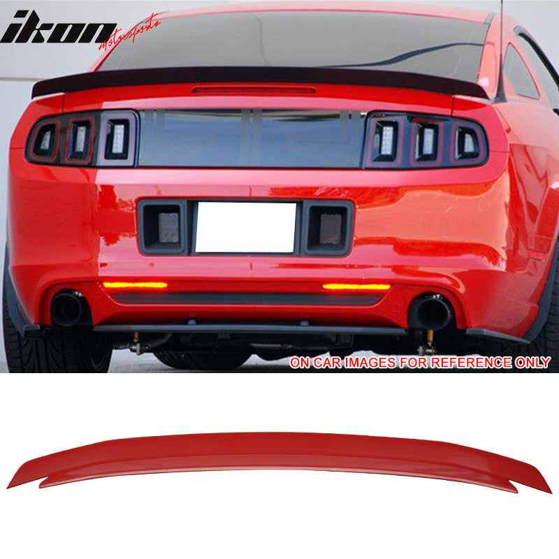 2010-2014 Ford Mustang ABS Rear Trunk Spoiler Ducktail Wing Lip ABS