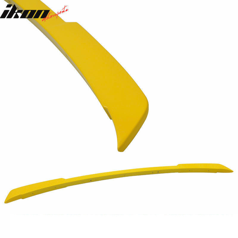 Fits 15-23 Ford Mustang Coupe Rear Spoiler Wing #H3 - Triple Yellow