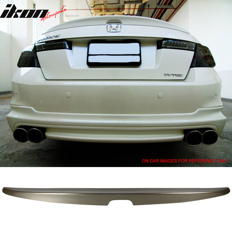 2008-2012 Honda Accord Sedan Painted ABS Rear Trunk Spoiler Wing