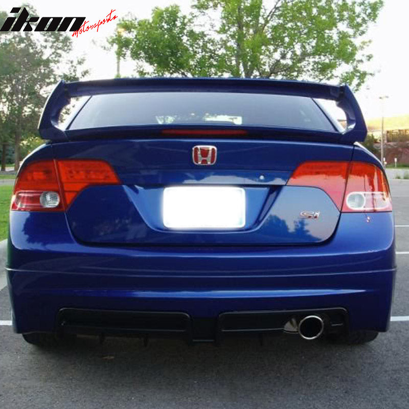 2006-2011 Honda Civic Rear Spoiler Wing Mugen Style ABS