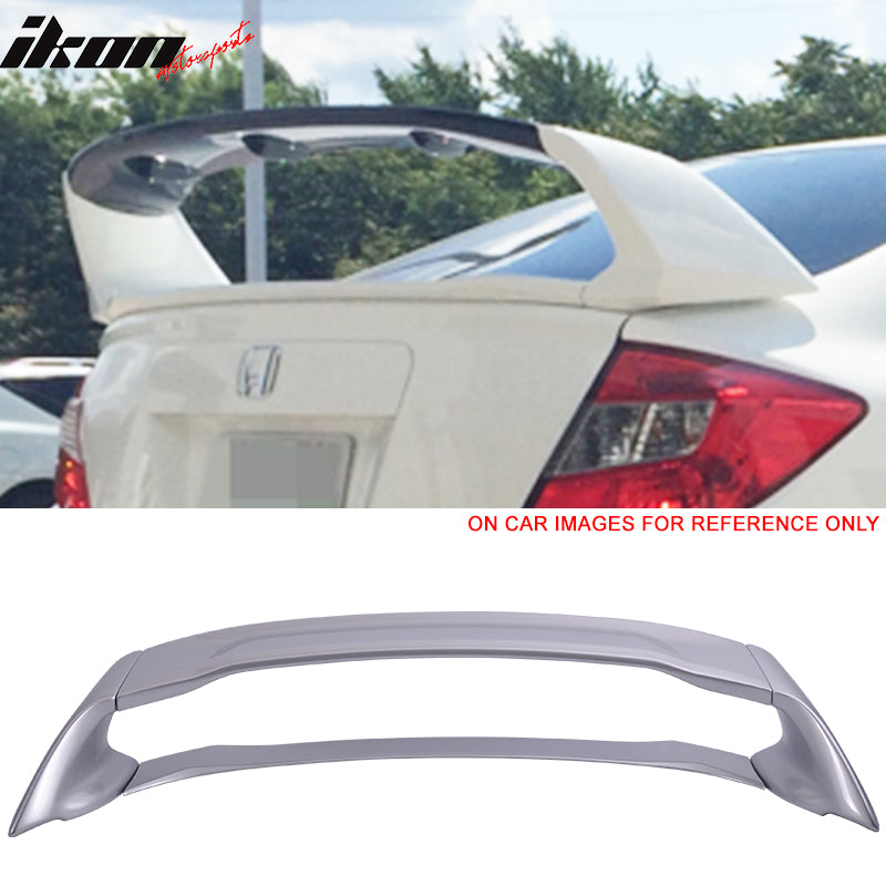 2012-2015 Honda Civic Sedan Mugen Style Painted Trunk Spoiler Wing