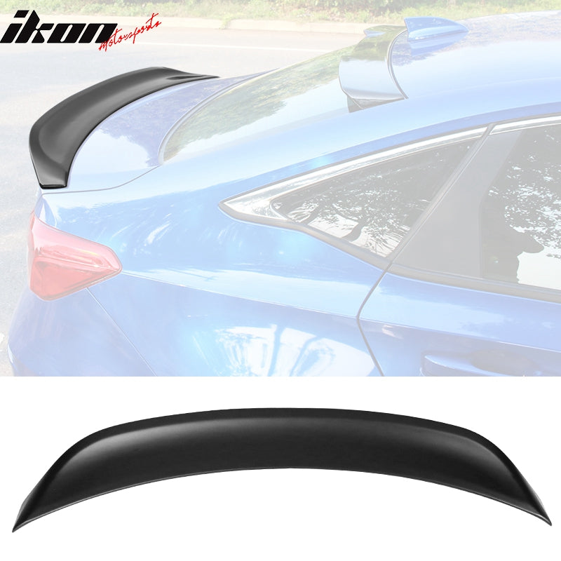 2022-2023 Honda Civic Sedan Matte Black Duckbill Trunk Spoiler ABS