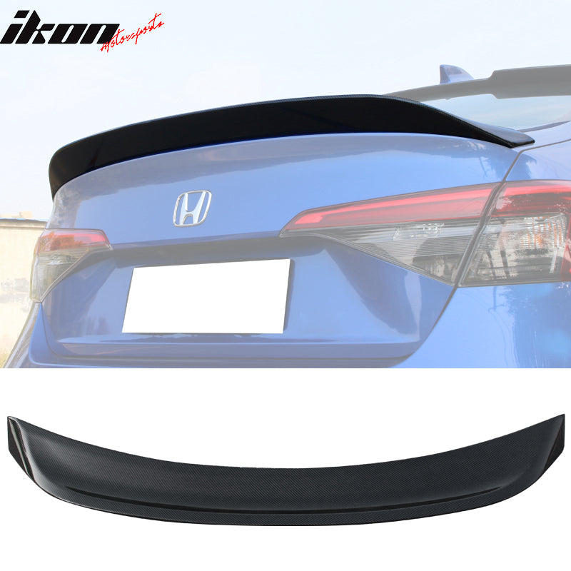 2022-2023 Honda Civic Sedan Matte Black Duckbill Trunk Spoiler ABS