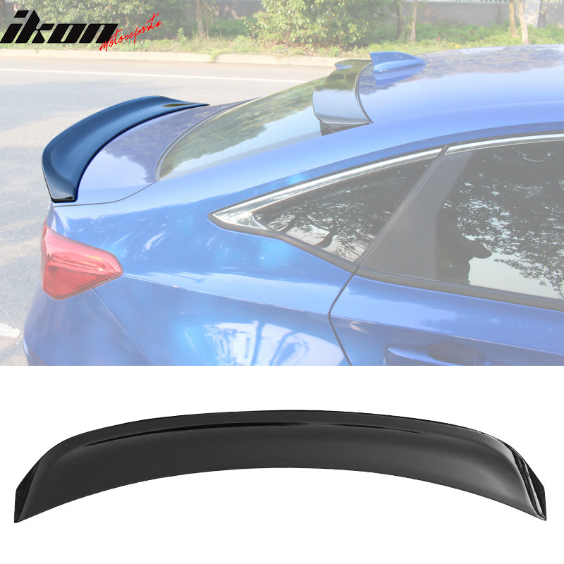 2022-2023 Honda Civic Sedan Matte Black Duckbill Trunk Spoiler ABS