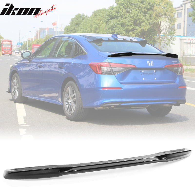 Trunk Spoiler for 2022-2023 Honda Civic 11th Gen Sedan SI RS Style ABS