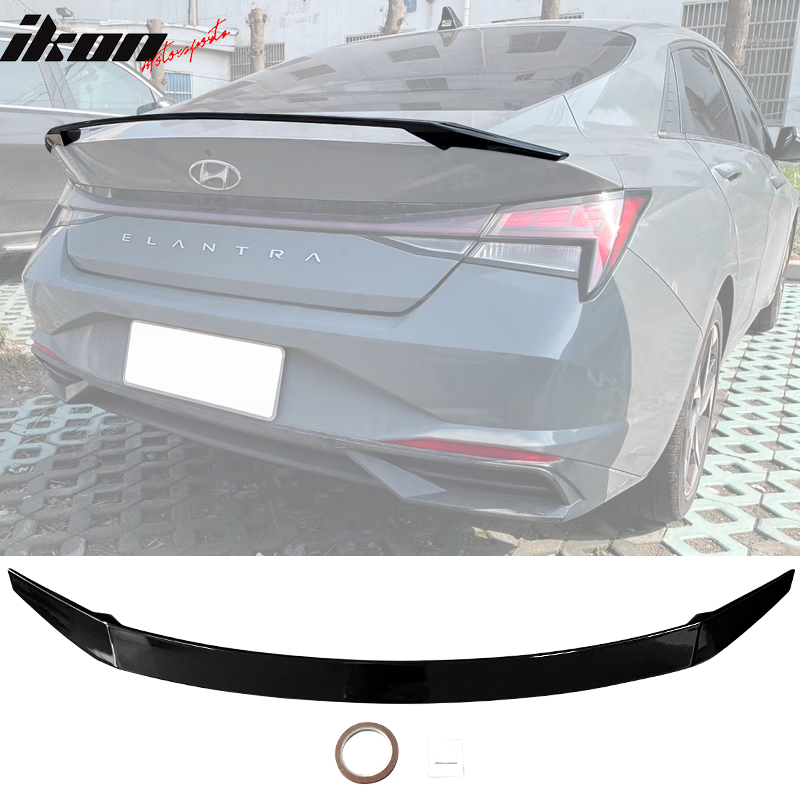 2021-2024 Hyundai Elantra Sedan Rear Trunk Spoiler Wing ABS