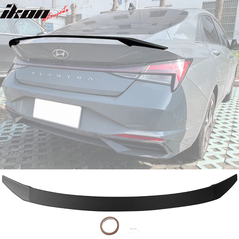 2021-2024 Hyundai Elantra Sedan Rear Trunk Spoiler Wing ABS