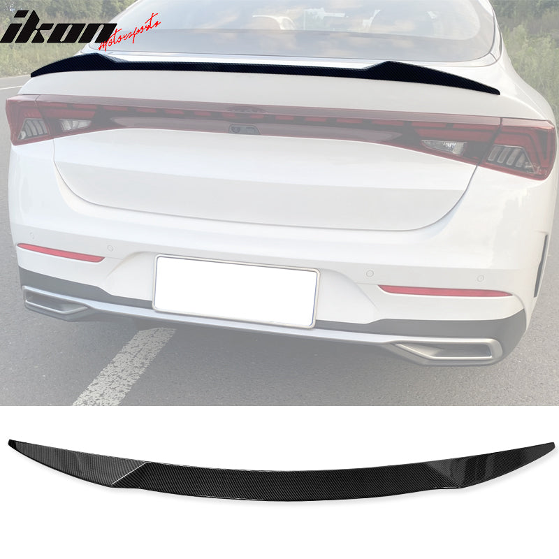2021-2023 Kia K5 V Style Rear Trunk Spoiler Wing Lip ABS
