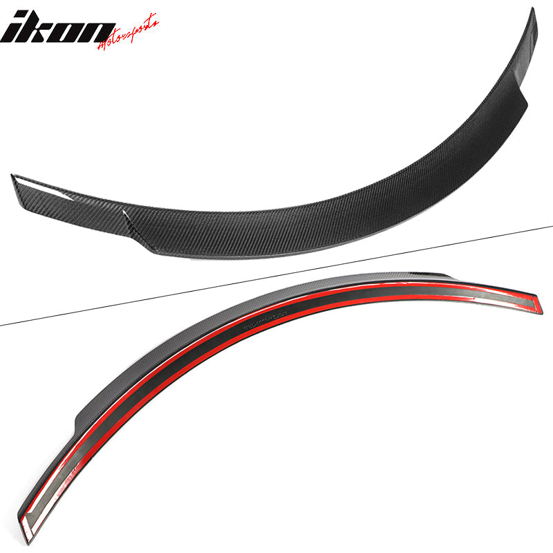 2008-2014 Benz W204 C-Class Coupe C74 Style Trunk Spoiler Carbon Fiber