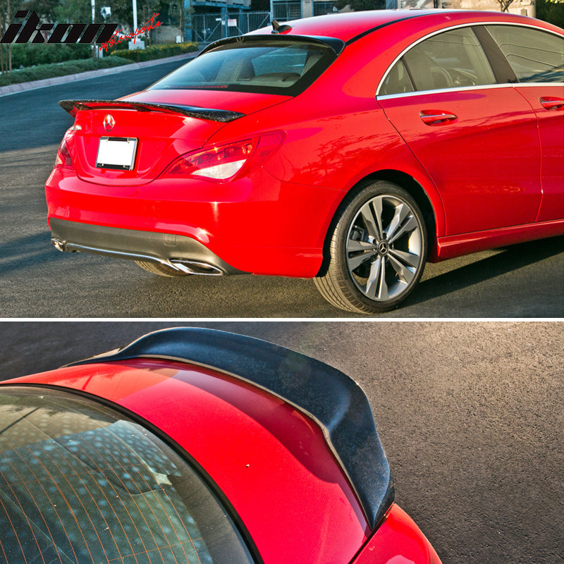 2013-2019 Benz CLA W117 C117 R Style Forged Trunk Spoiler Carbon Fiber