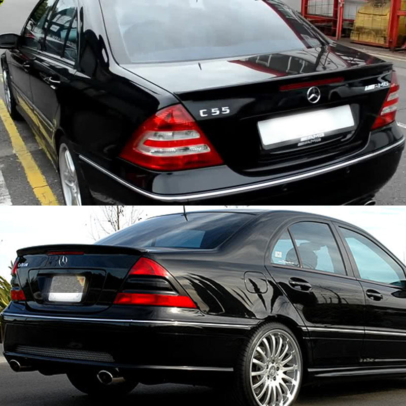 2001-2007 Benz C-Class W203 AMG Style Matte Black Rear Spoiler Wing