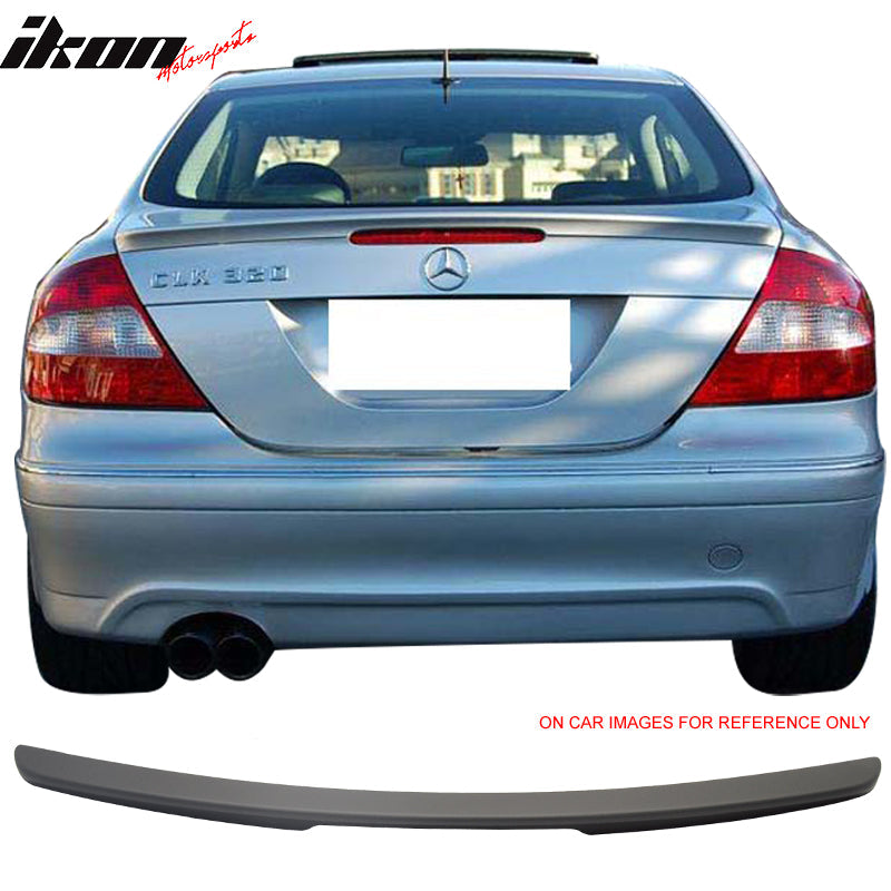 2003-2009 Benz W209 CLK-Class AMG Style Matte Black Rear Spoiler Wing