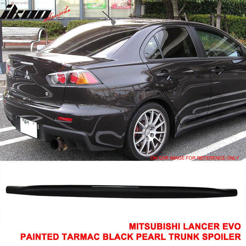 2008-2017 Mitsubishi Lancer EVO X 10 RS Rear Trunk Spoiler ABS