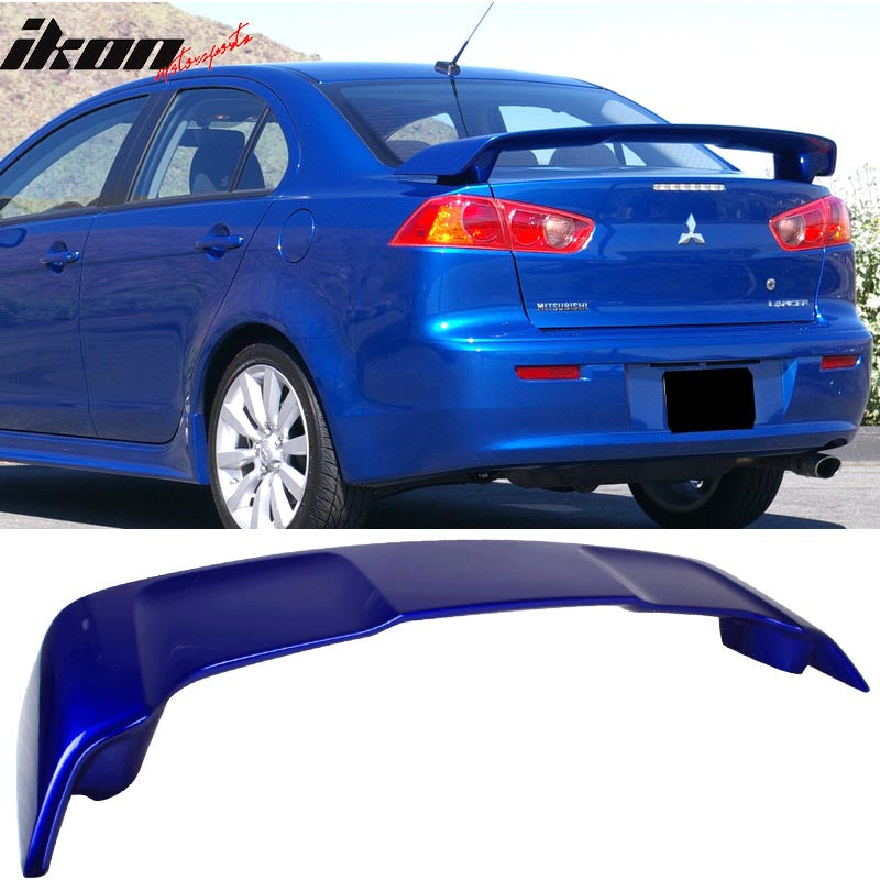 2008-2017 Mitsubishi Lancer Rear Trunk Spoiler Ducktail Wing Lip ABS