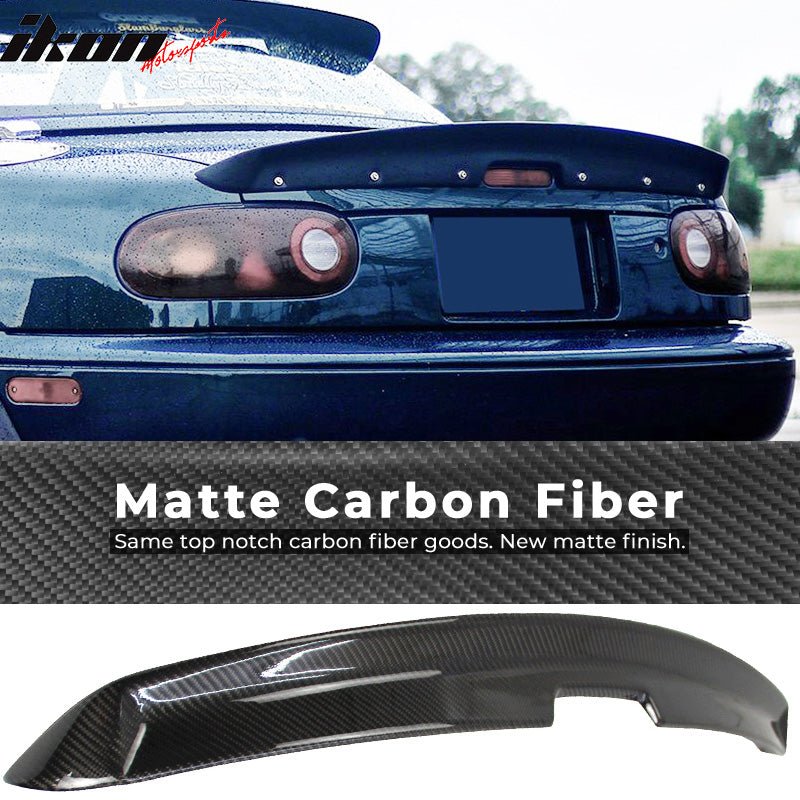 1990-1997 Mazda Miata MX5 MK1 KG Trunk Spoiler Wing Carbon Fiber