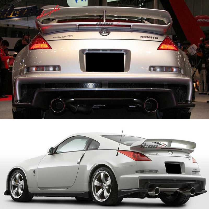 2003-2008 Nissan 350Z RS Style Unpainted Rear Spoiler Wing 3RD Brake