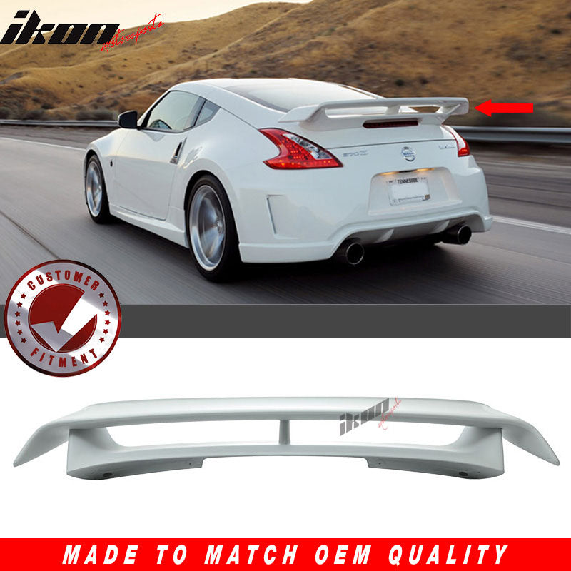 2009-2021 Nissan 370Z Coupe Rear Trunk Spoiler Ducktail Wing Lip ABS
