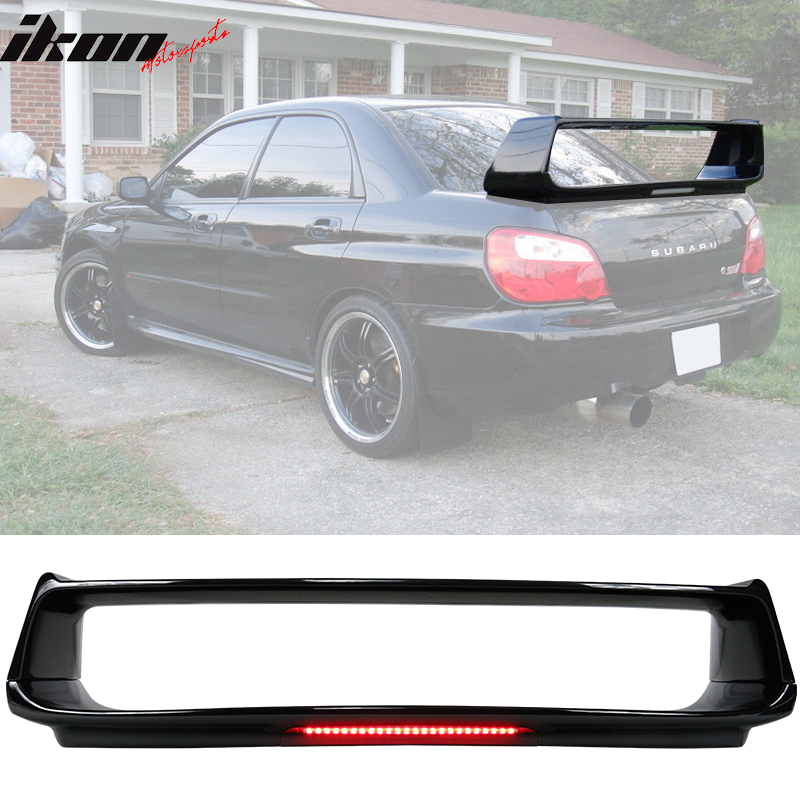 2002-2007 Subaru Impreza WRX Sti OE Trunk Spoiler w/ 3RD Brake Light