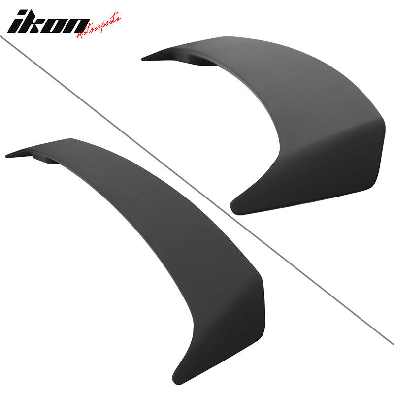 2009-2011 Corolla S LE XLE Black Rear Spoiler Wing LED Brake Lamp ABS