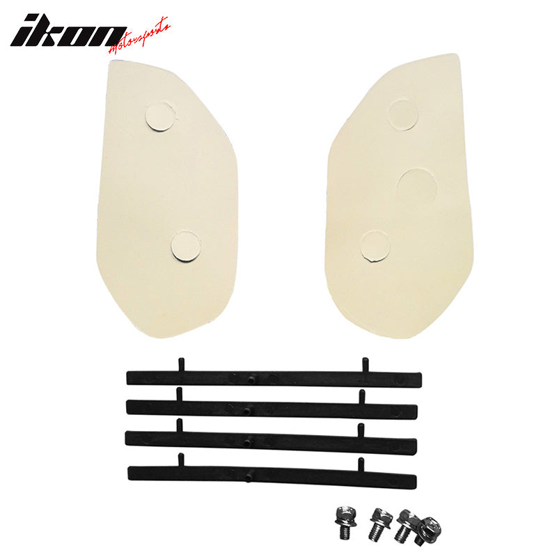 2009-2011 Corolla S LE XLE Black Rear Spoiler Wing LED Brake Lamp ABS