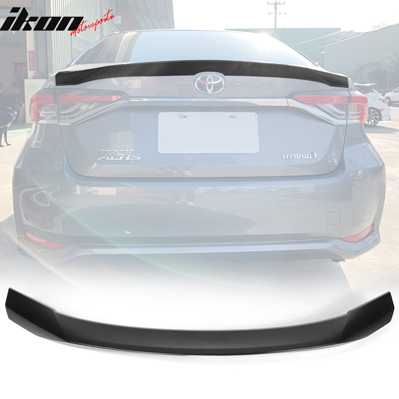 2000-2025 Toyota Corolla 12th Altis Sedan Type C Trunk Spoiler ABS
