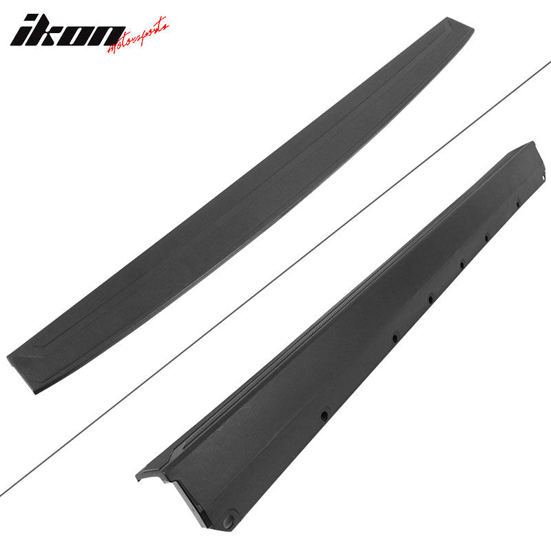 2016-2023 Toyota Tacoma Pickup Black Trunk Tailgate Molding Cover PP