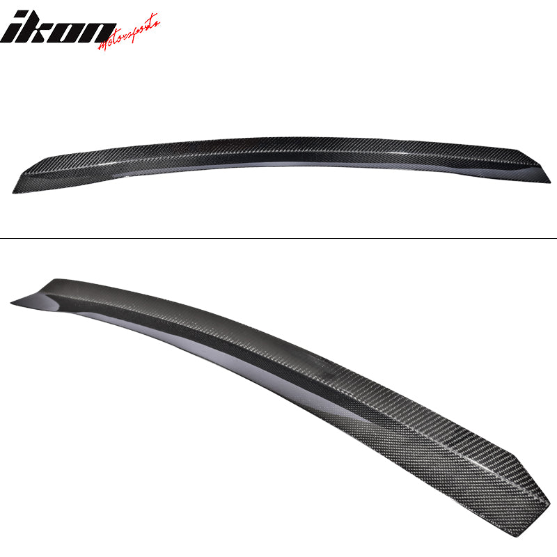 2008-2014 WRX STi Carbon Fiber Top Gurney Flap Add-On Trunk Spoiler