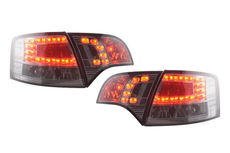 Audi A4 (B7/8E) Avant Chrome Smoke LED Taillights Set (2004-2008) - K2 Industries