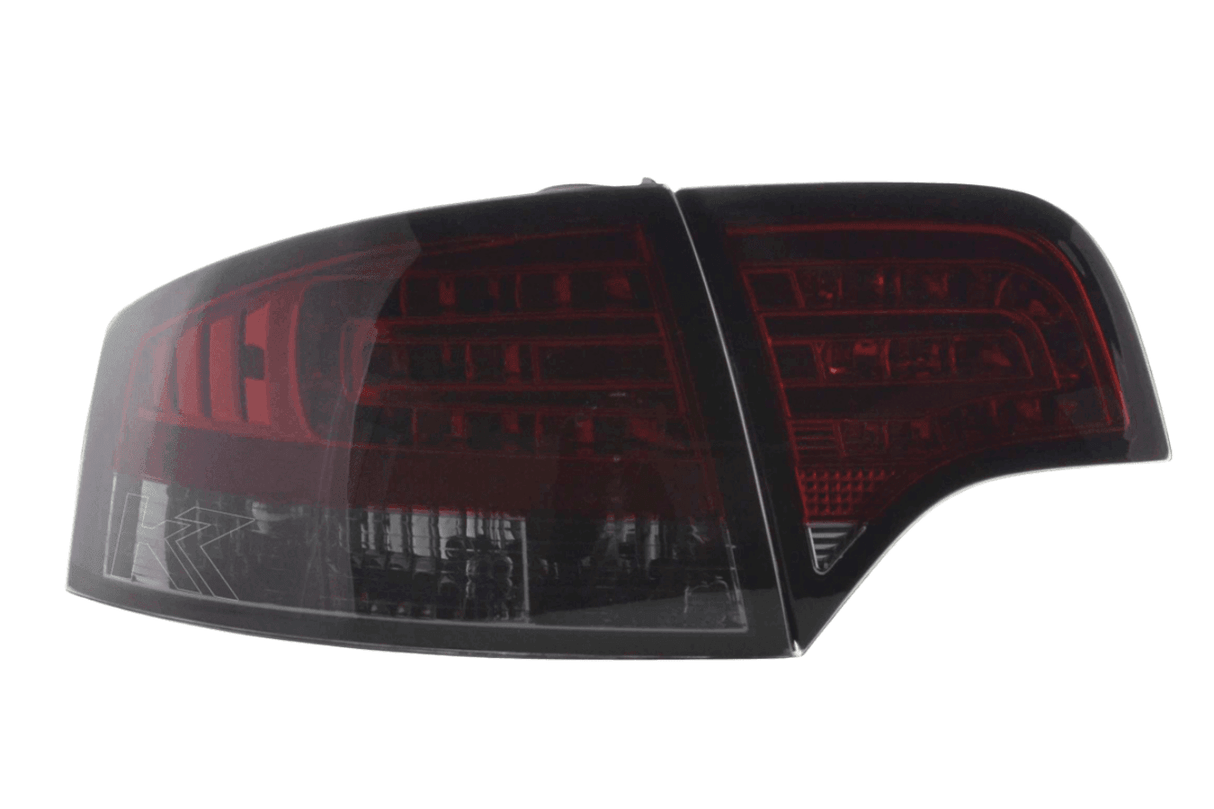 Audi A4 (B7/8E) Sedan Red Smoke LED Taillights Set (2004-2007) - K2 Industries