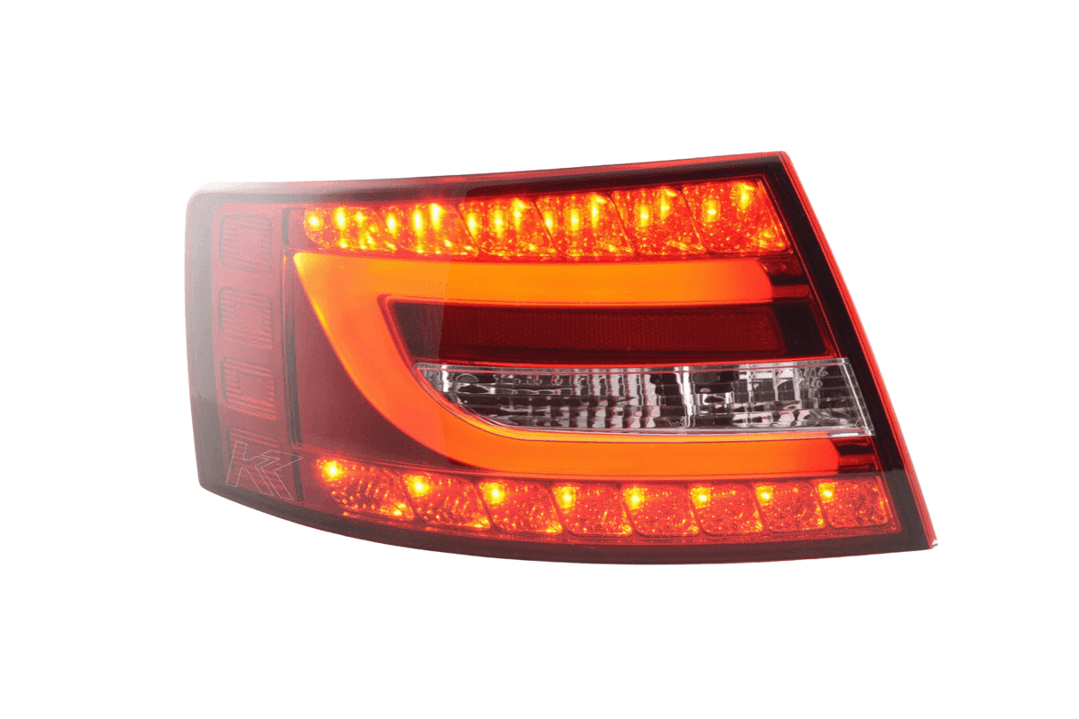 Audi A6 (C6/4F) Limo Red LED Taillights Set (2004-2008) - K2 Industries
