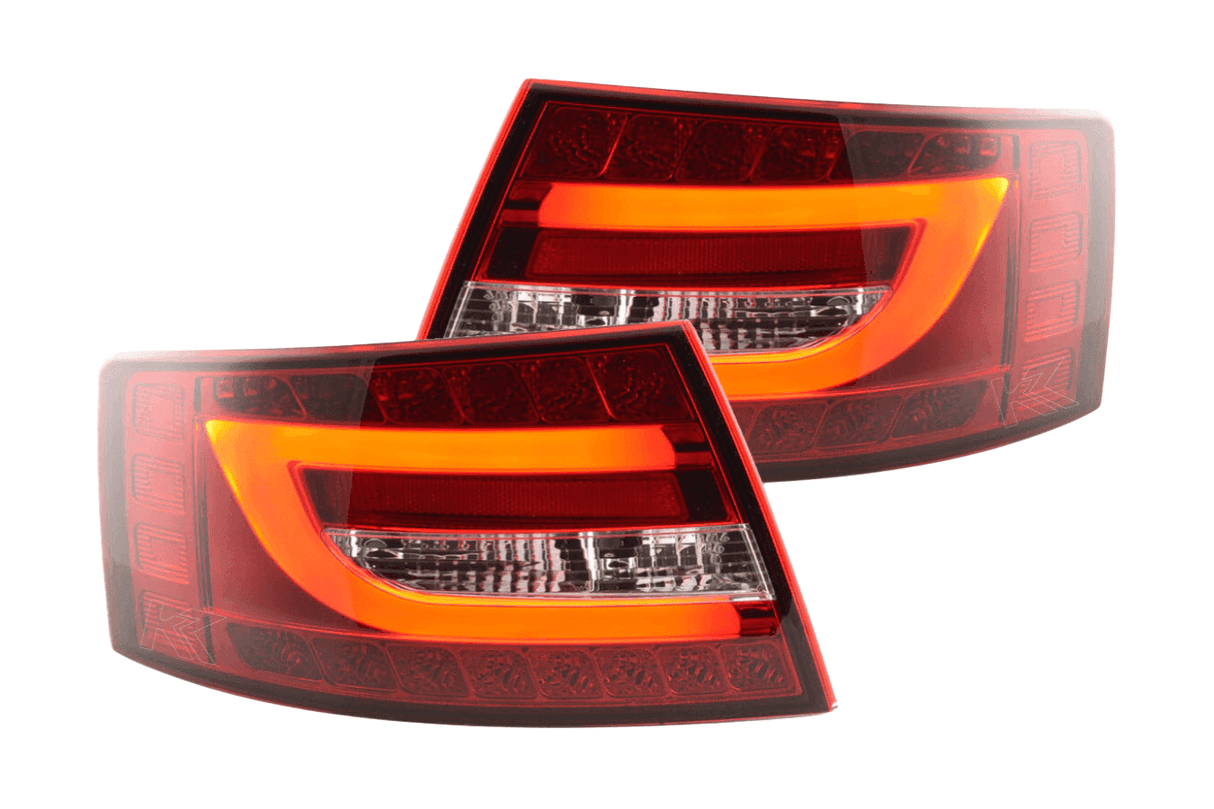 Audi A6 (C6/4F) Limo Red LED Taillights Set (2004-2008) - K2 Industries