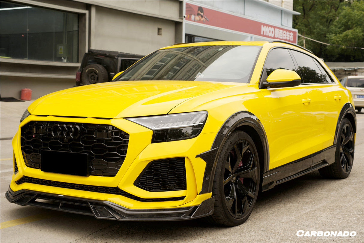 2020-2023 Audi RSQ8 AD Style Dry Carbon Fiber Front Lip Splitter