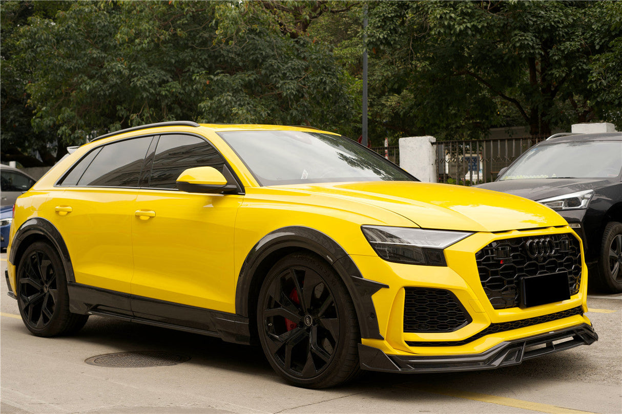 2020-2023 Audi RSQ8 AD Style Dry Carbon Fiber Fender Flare Wheel Trims