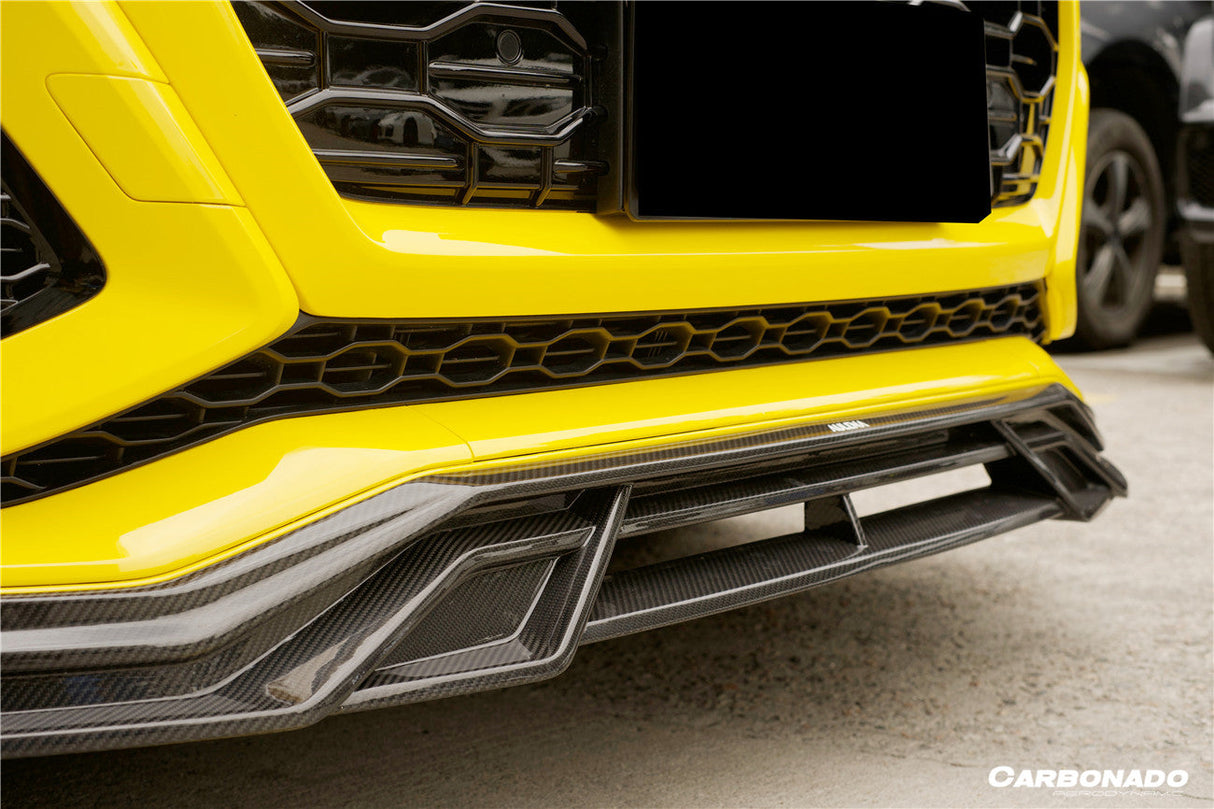 2020-2023 Audi RSQ8 AD Style Dry Carbon Fiber Front Lip Splitter