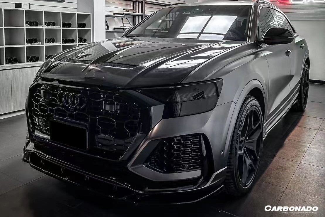 2019-2023 Audi Q8 SQ8 RSQ8 AD Style Dry Carbon Fiber Hood