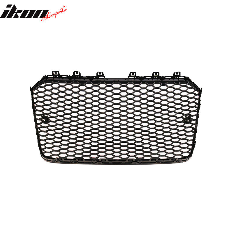 2013-2016 Audi A4 RS4 Black Front Sport Mesh Honeycomb Hood Grille
