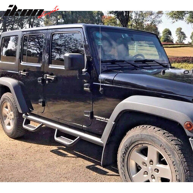 2007-2018 Jeep Wrangler JK Offroad Step Armor Nerf Bar Running Board