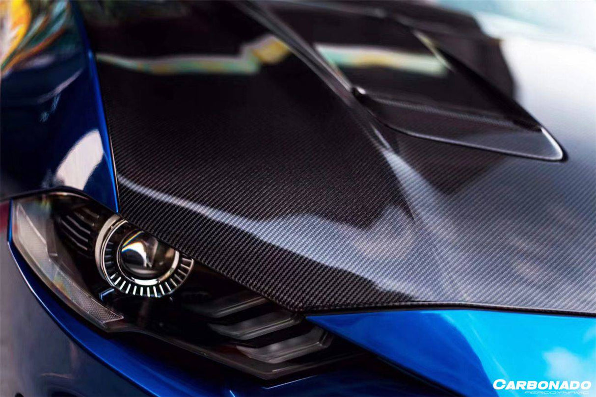 2018-2023 Ford Mustang OEM Style Carbon Fiber Hood