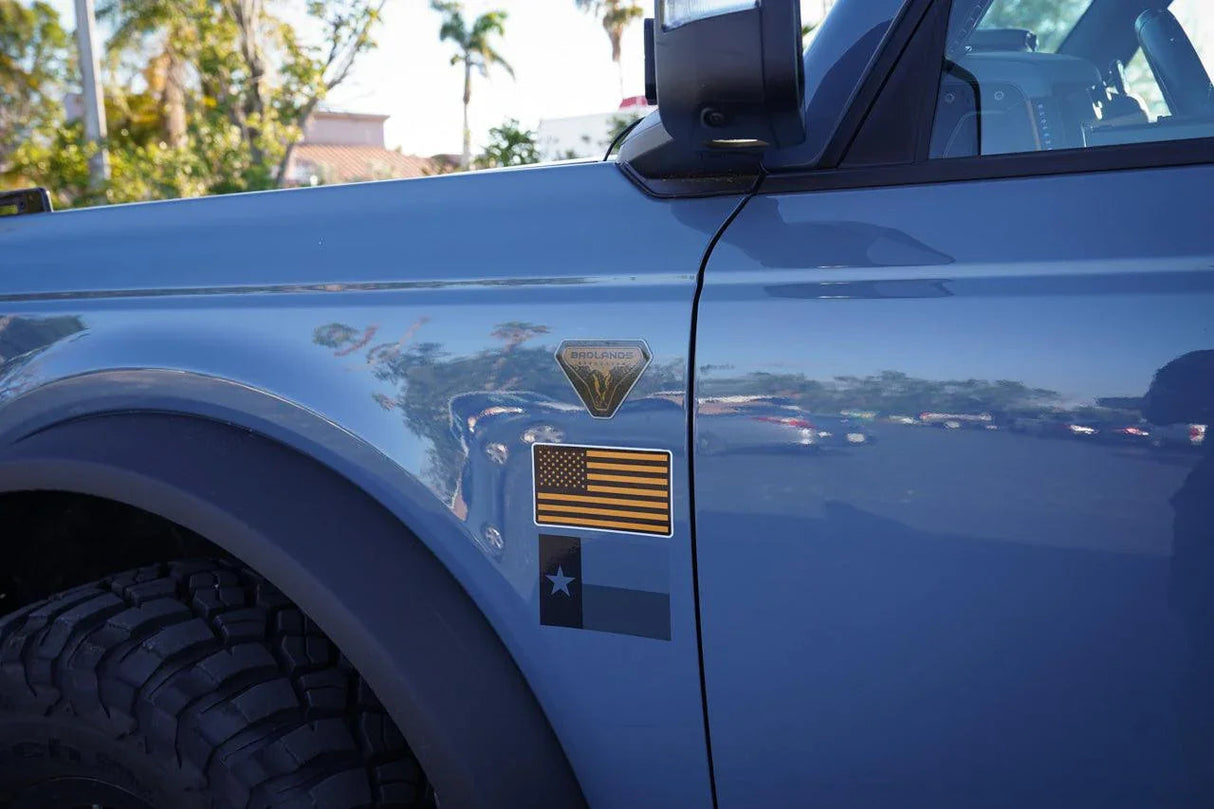 Badlands Fender Badge Overlays - 2021+ Bronco